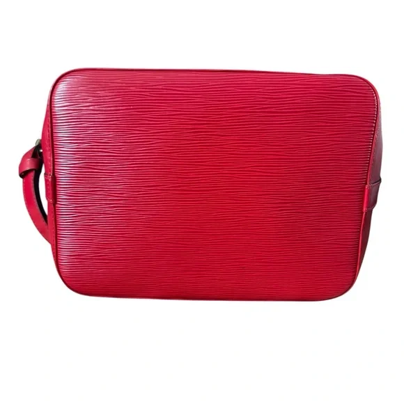 Louis Vuitton Red Epi Leather Bucket Bag